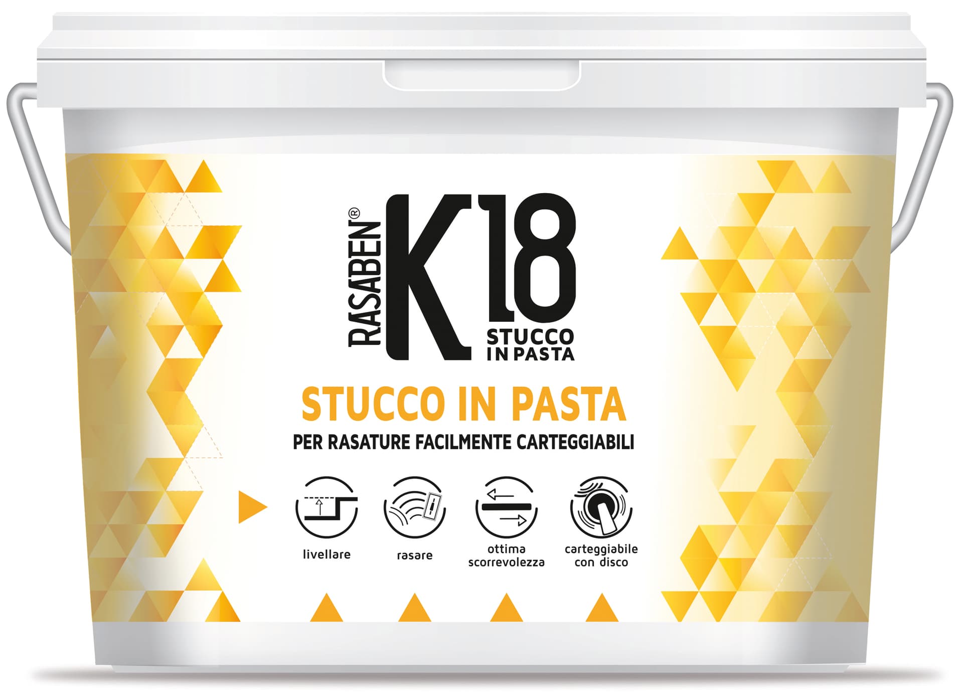 Stucco in Pasta per Rasatura K18 Kg 20 Rasaben - 2