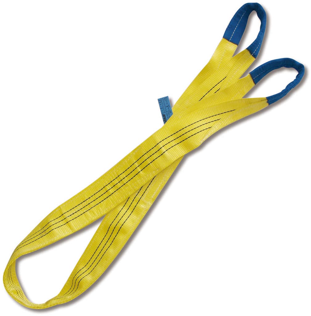 Cinghia di Sollevamento Gialla Portata 3000 kg Mm 90 x 4 M Robur - 2