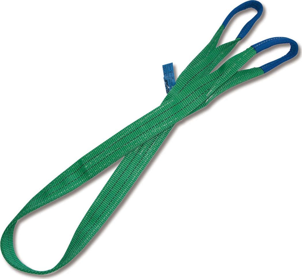 Cinghia di Sollevamento Verde Portata 2000 kg Mm 60 x 5 M Robur - 2