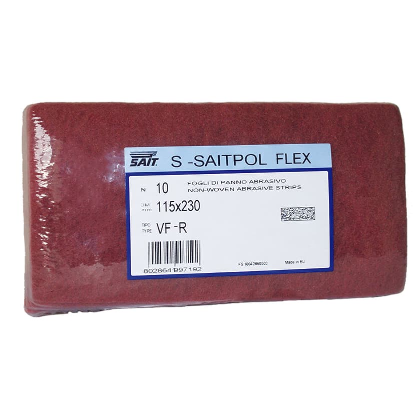 Foglio Abrasivo Scotchbrite Saitpol Flex Mm 115 x 230. Tipo Vf 10 Pezzi - 2