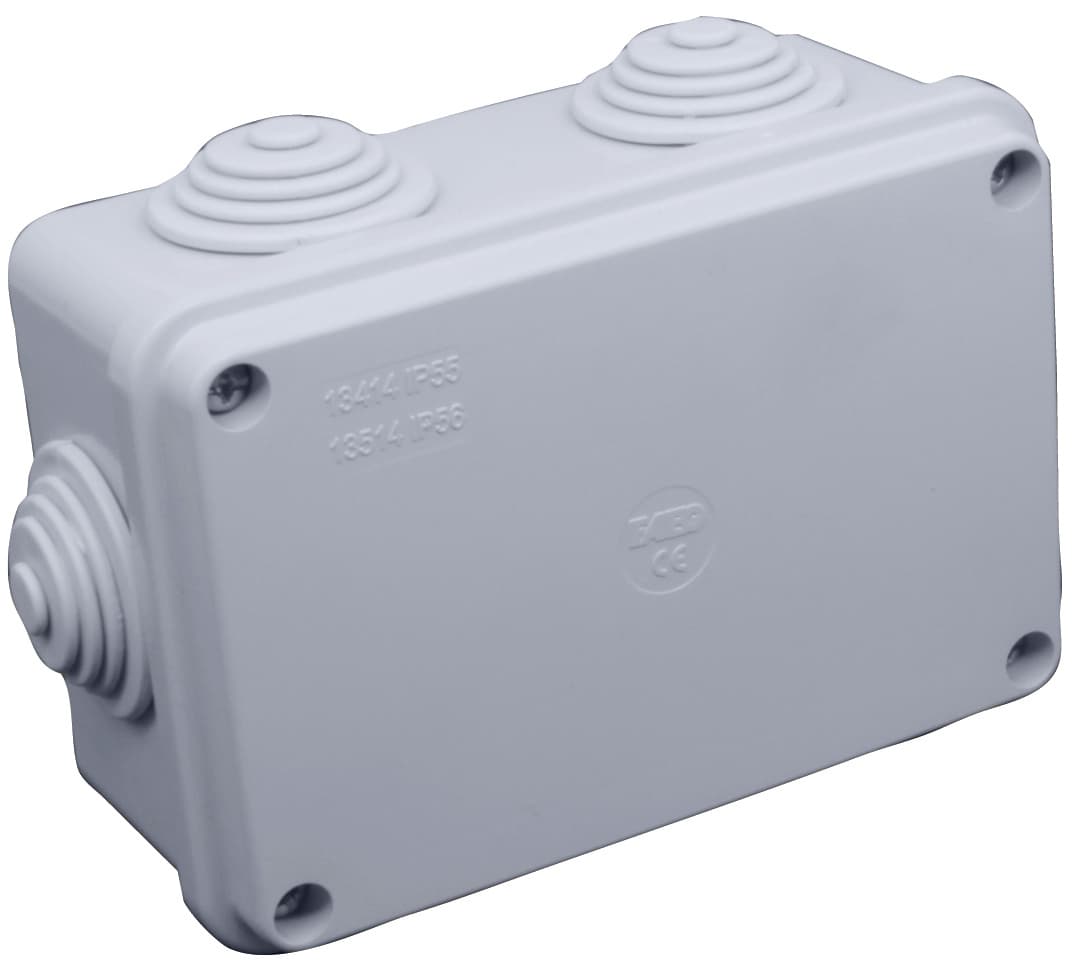 Scatola Stagna di Derivazione con Passacavi IP55 Mm 190 x 140X70 H - 2