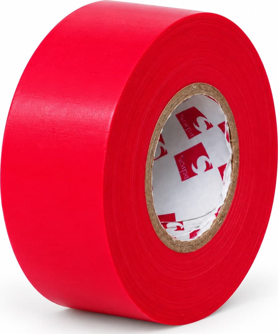 Nastro Isolante Autoestinguente Mm 19 x 25 M Colore Rosso 10 Rotoli – Scapa