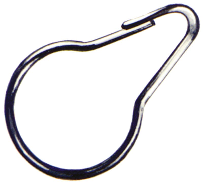 Anello per Tenda Doccia Zincocromato Piccolo 200 Pezzi - 2