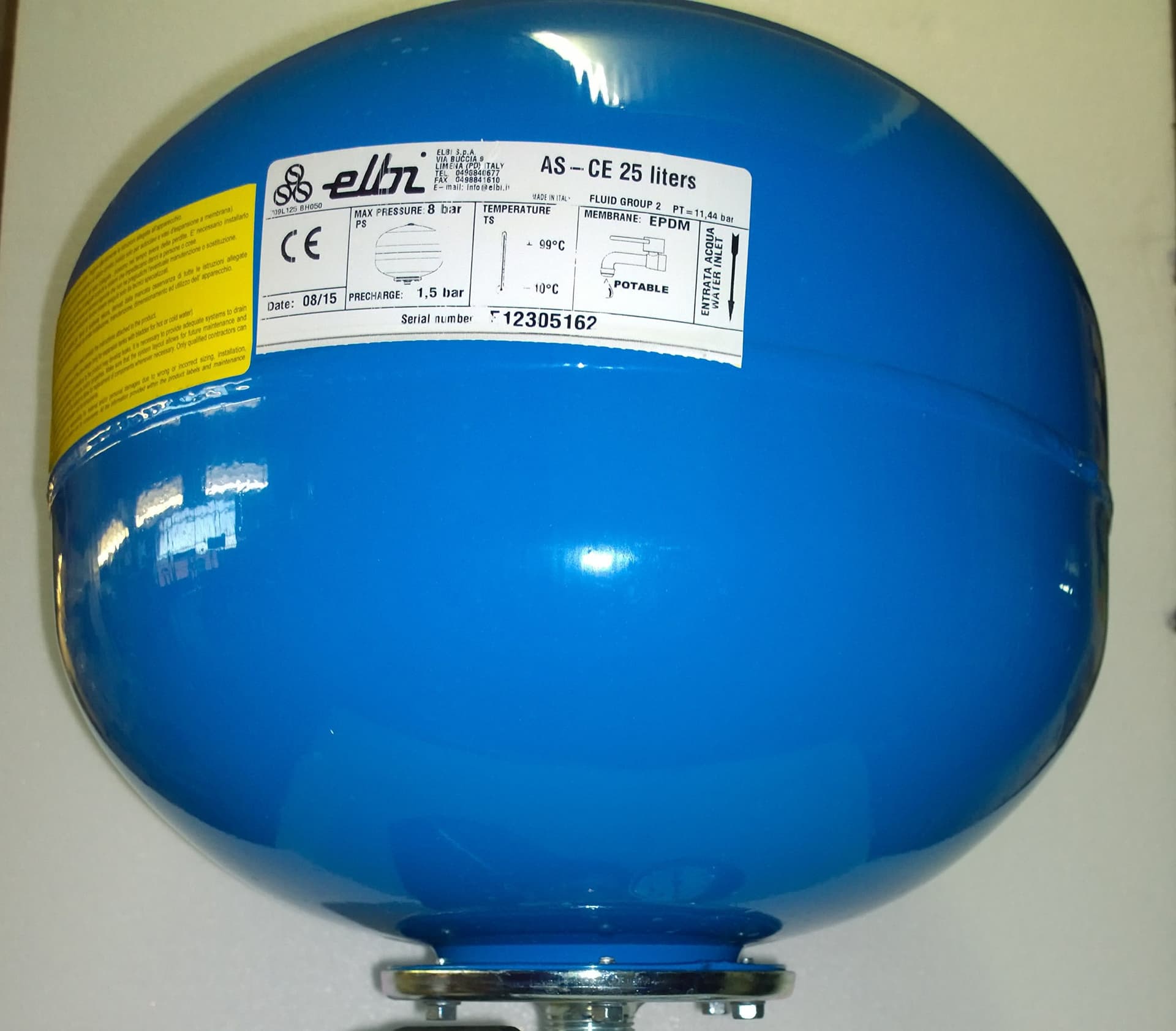 Serbatoio Sferico per Autoclave L 24 – Autres