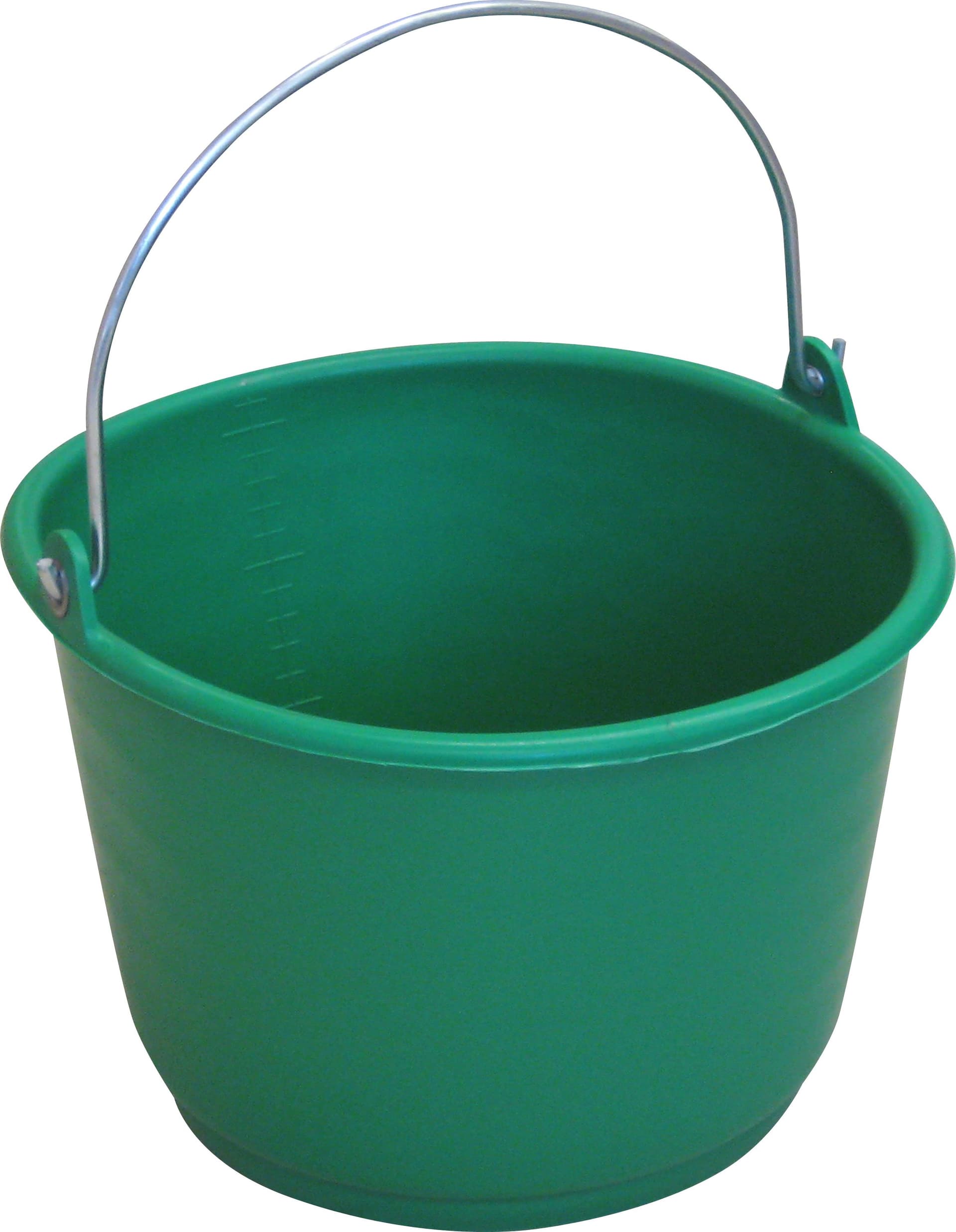 Secchio in Plastica Graduato L 18 Colore Verde 10 Pezzi - 2