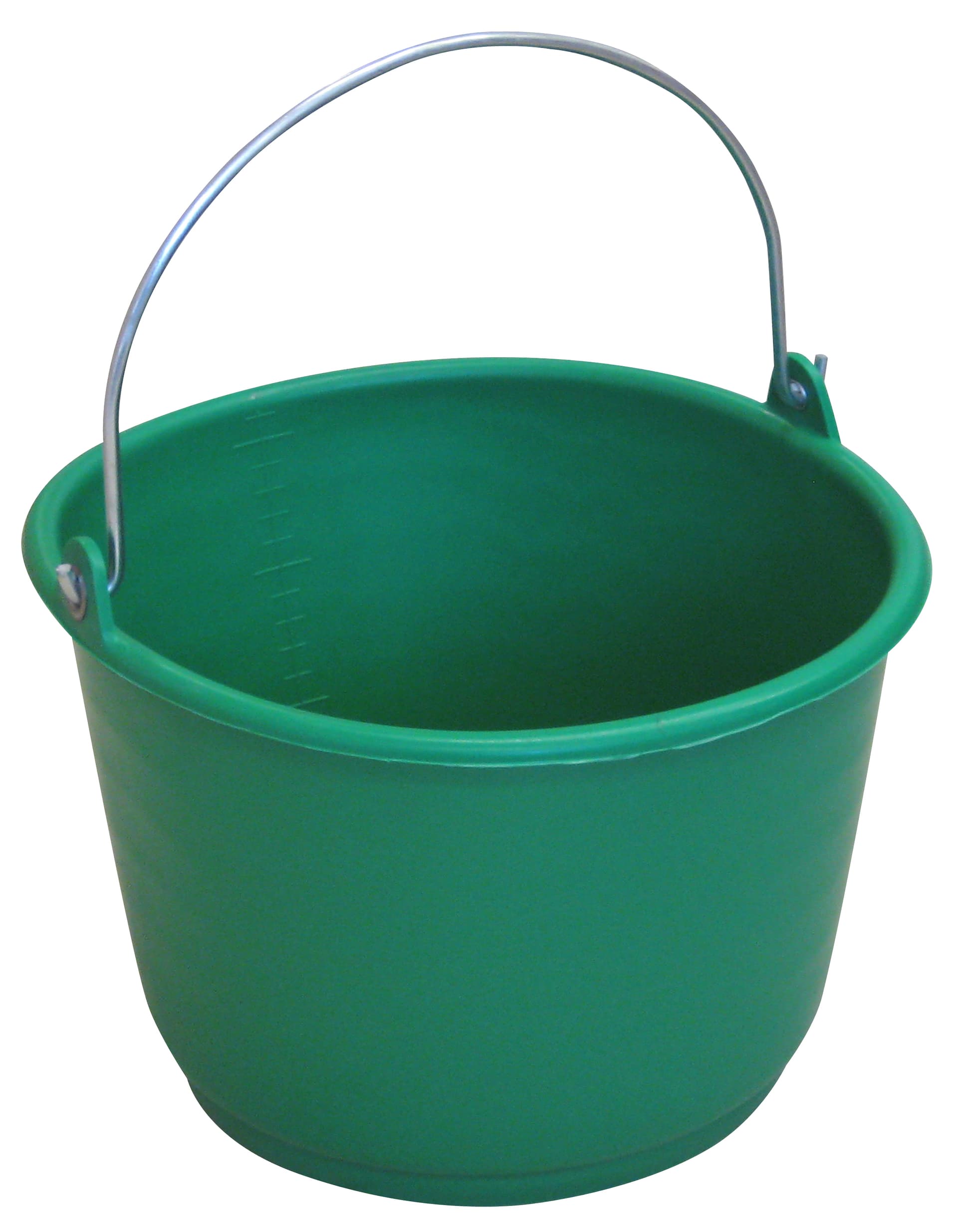 Secchio in Plastica Graduato L 18 Colore Verde 10 Pezzi - 2