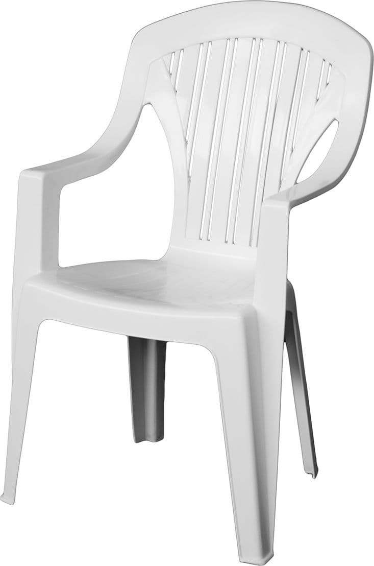 Sedia Tropea Cm 56 x 58X90 H Colore Bianco - 2