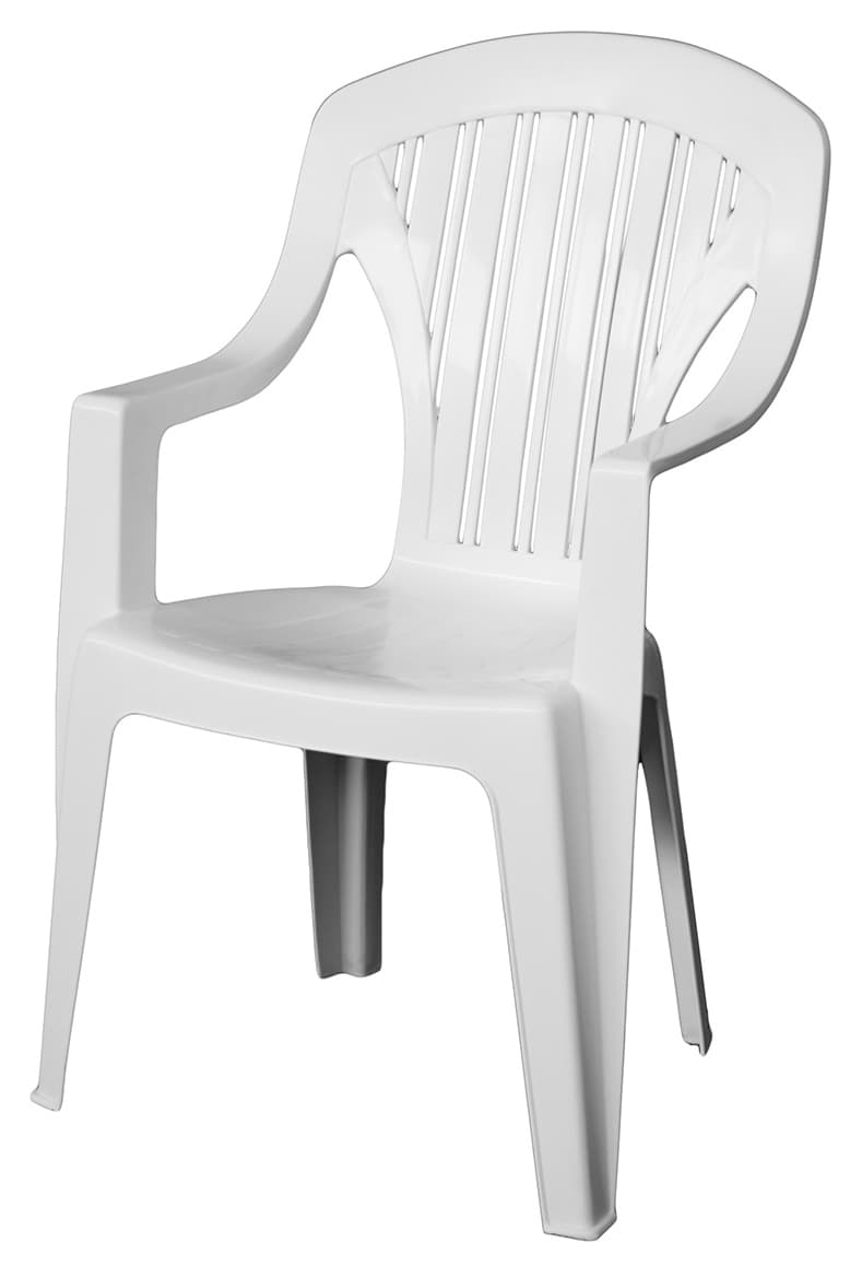 Sedia Tropea Cm 56 x 58X90 H Colore Bianco - 2