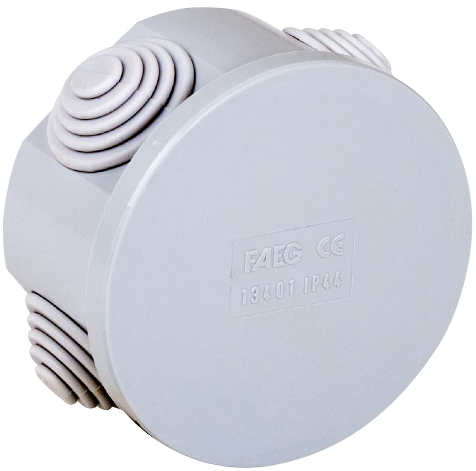 Scatola Stagna di Derivazione con Passacavi IP44 Mm Ø 65 x 35 H - 2