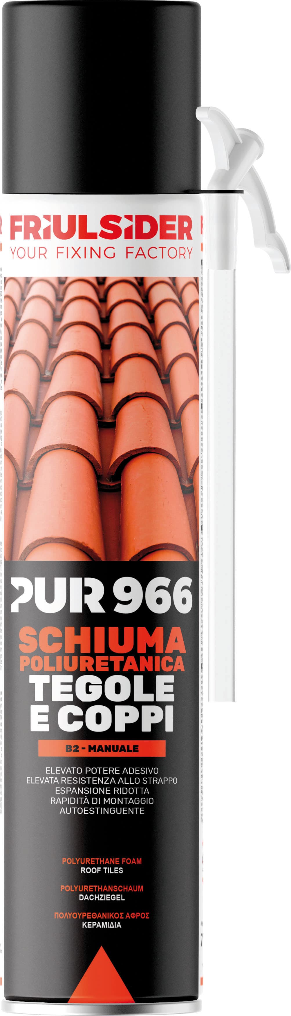 Schiuma Poliuretanica Pur 966 Tegole e Coppi Manuale Ml. 750 12 Pezzi - 2
