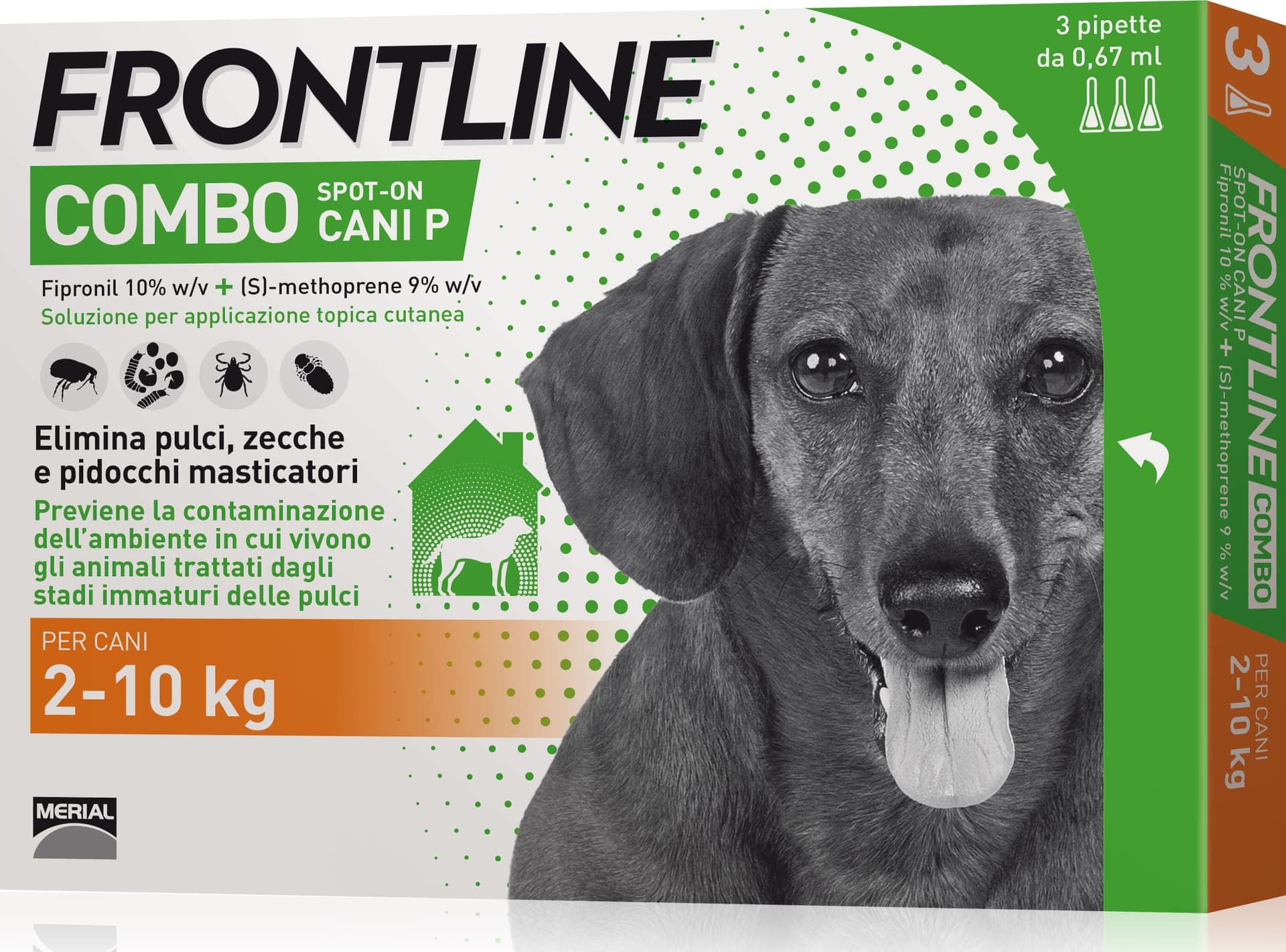 Antiparassitario Combo per Cani 2÷10 kg (cf. 3 Pipette) Frontline Combo - 2
