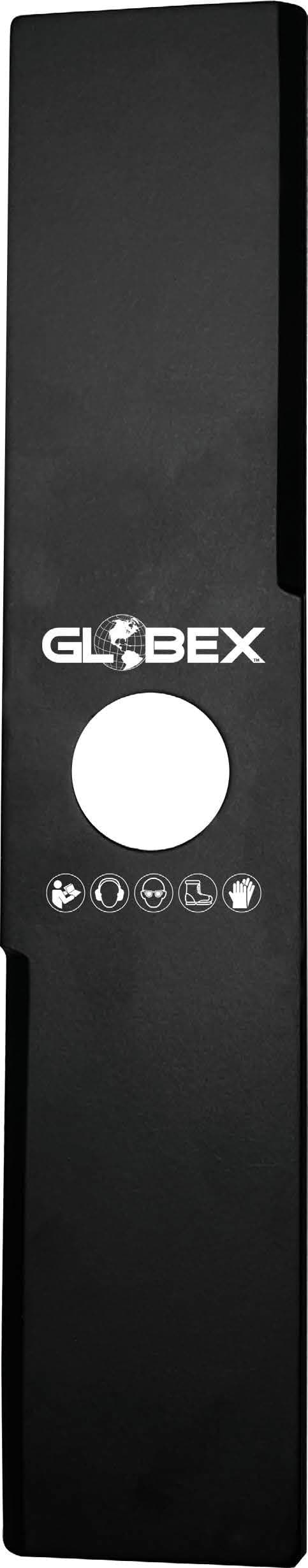 Colore Tello Diritto Bilama per Decespugliatore Ø Mm 300 Globex - 2