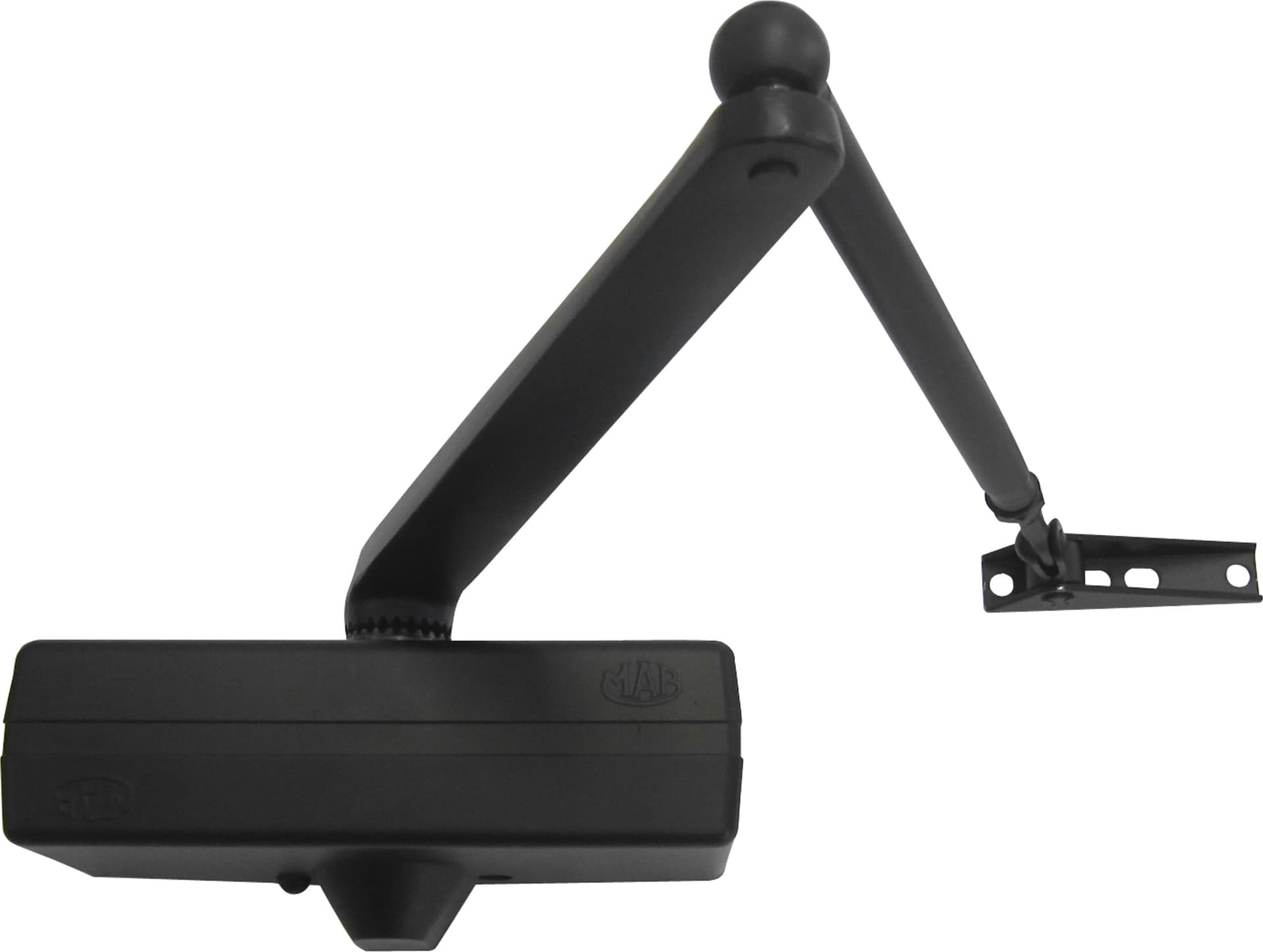 Chiudiporta Aereo con Fermo Art. 564 x Porte Mm 850÷1250 Colore Nero Mab