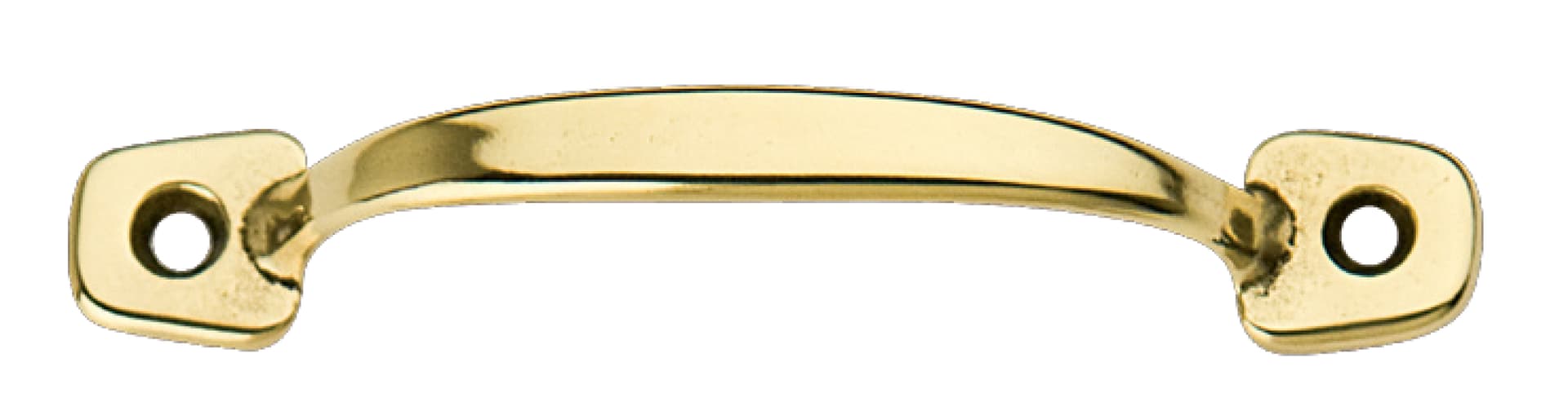Maniglietta per Mobili Ottone Lucido Mm 100 10 Pezzi - 2