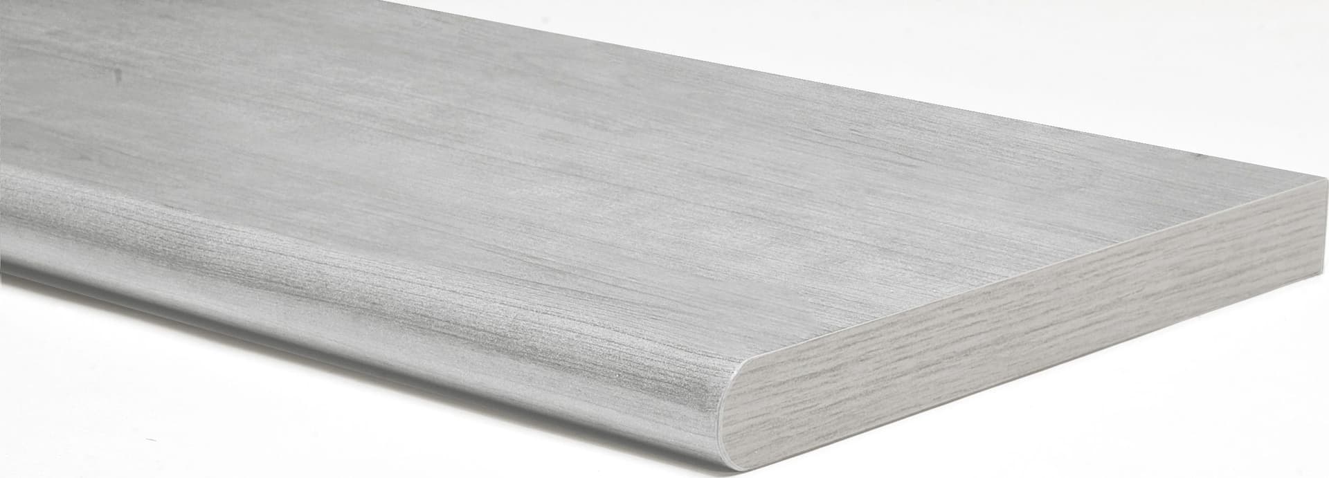 Mensola Murale Stondata Colore Rovere Grigio Cm 100 x 25X2 5 – Autres