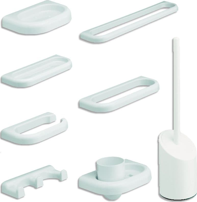 Kit Accessori da Bagno Serie Linea 9 Pezzi Metaform - 2