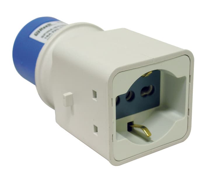Adattatore Industriale Cee Spina Industriale Schuko 2P+T 10 Pezzi Reer - 2