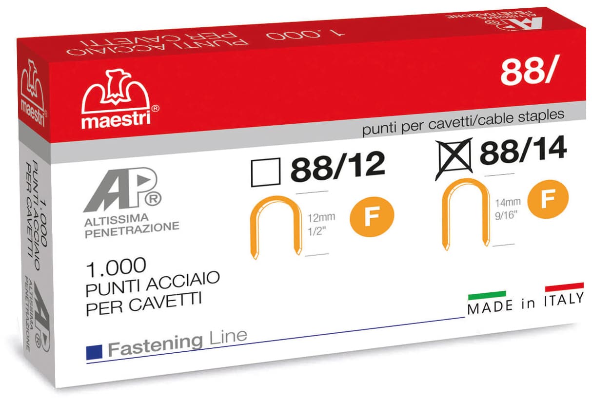 Punti per Fissacavi Mod. 88 14 mm 14 Romeo Maestri - 2