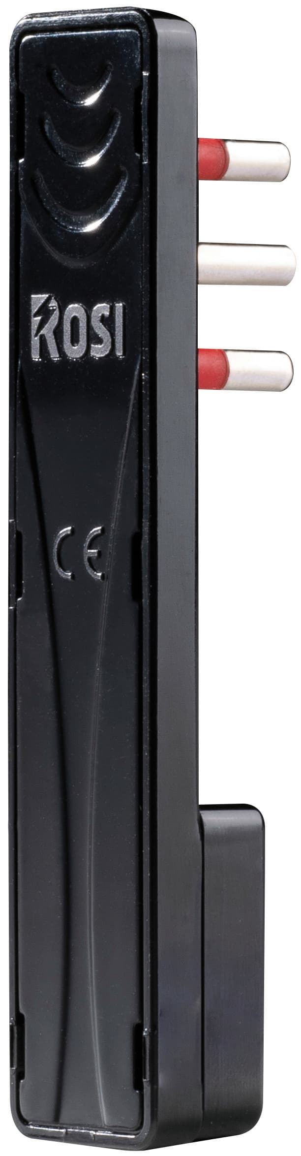 Spina Ultra Piatta 90 ° 16AH 2P+T Colore Nero Rosi - 2