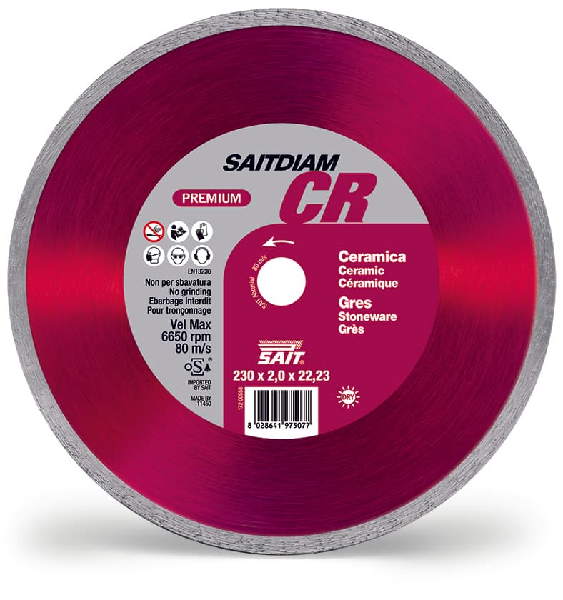 Disco Diamantato Saitdiam Cr Ø Mm 115 x 1 6X22 23 Sait - 2