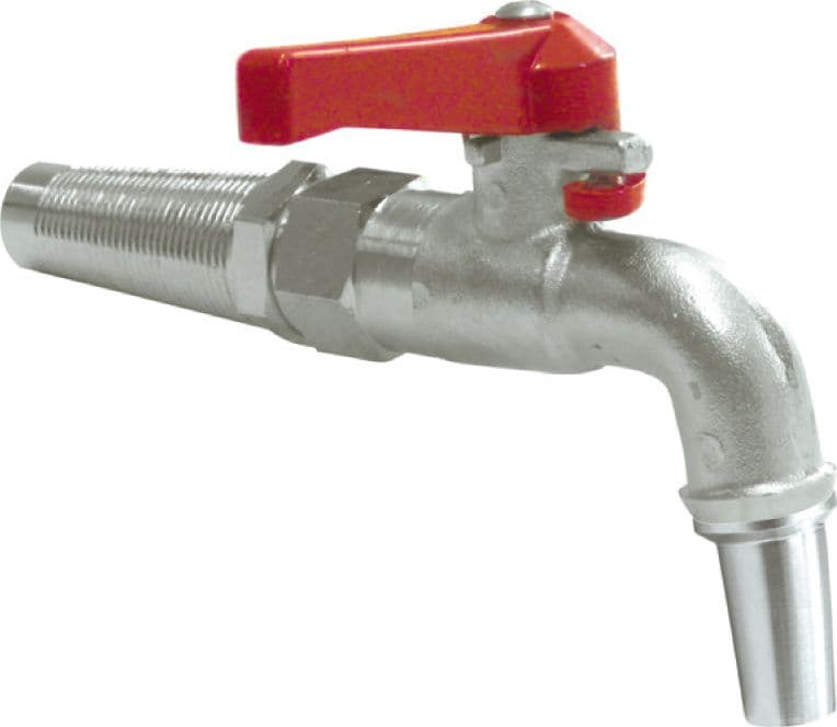 Rubinetto a Sfera per Botte con Becco Mm 12 10 Pezzi - 2