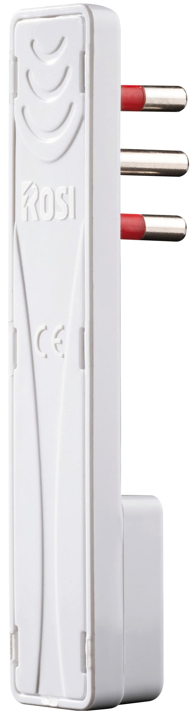 Spina Ultra Piatta 90 ° 16AH 2P+T Colore Bianco Rosi - 2
