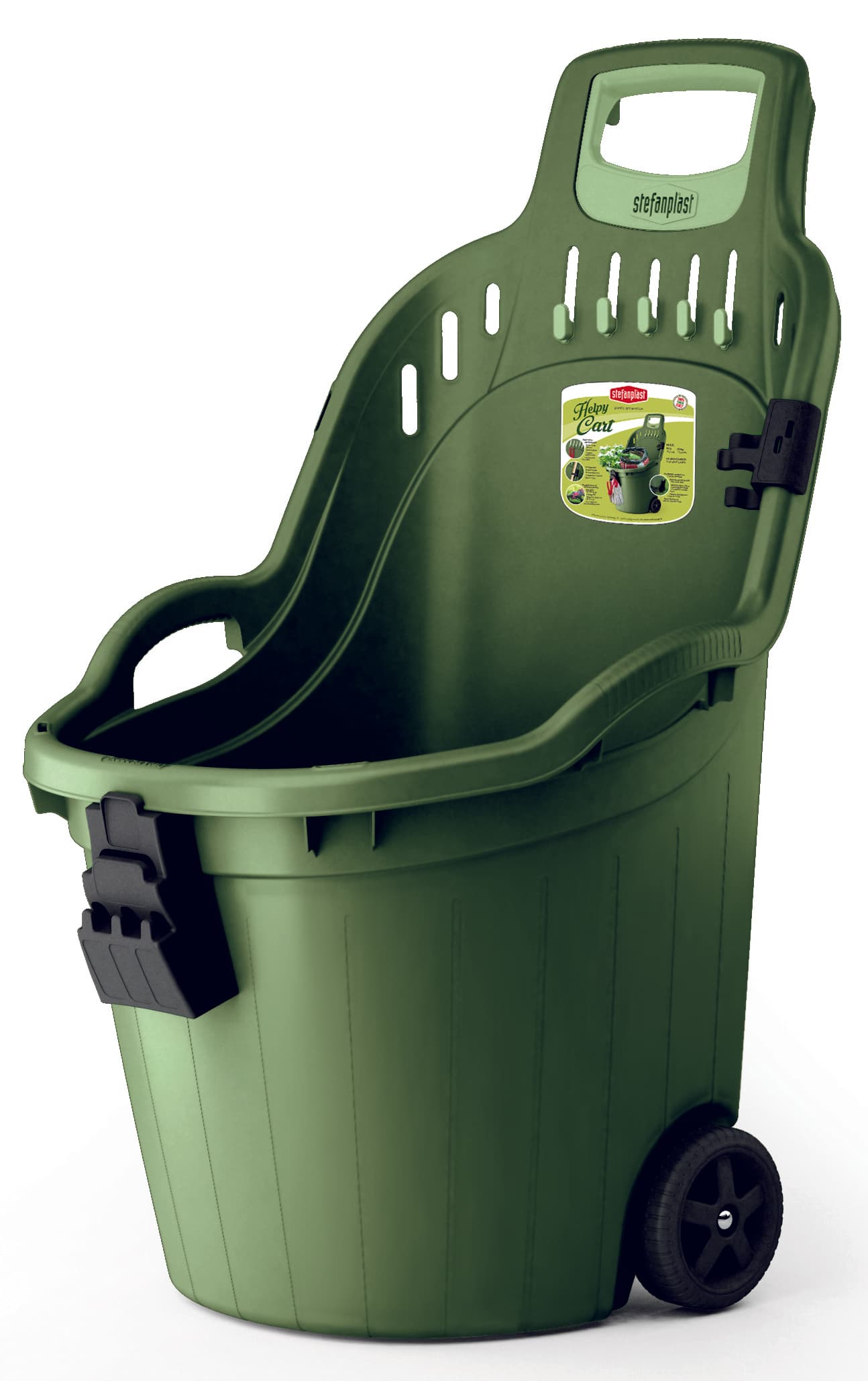 Carriola Multiuso Helpy Cart Cm 59 5 x 53X88 5 H Colore Verde Bruno - 2