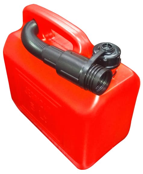 Tanica in Plastica Omologata per Carburante L 5 4 Pezzi - 2