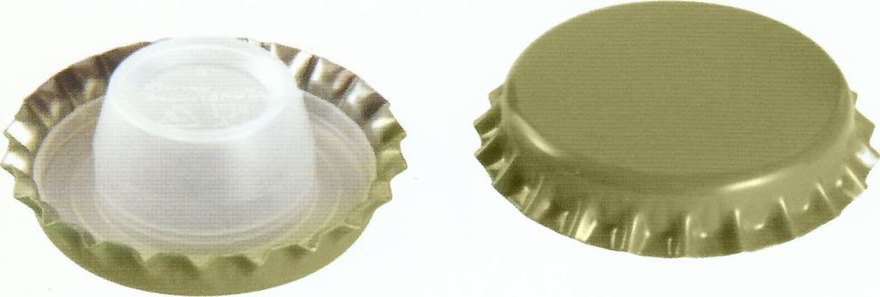 Tappo a Corona Bidul Alto Ø Mm 29 PEZZI200 Colore Oro - 2