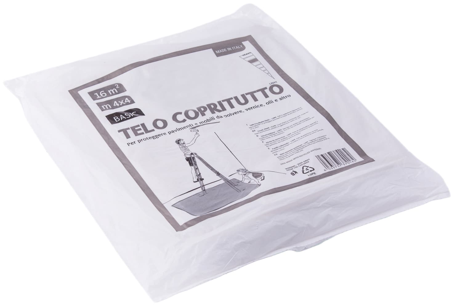 Telo Copritutto Mq. 16 Gr. 730 25 Pezzi - 2