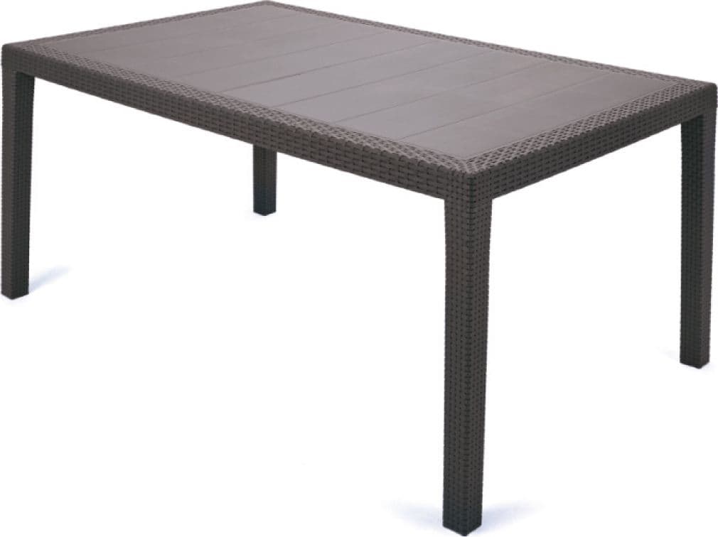 Tavolo Prince Cm 150 x 90X72 H Colore Testa di Moro - 2