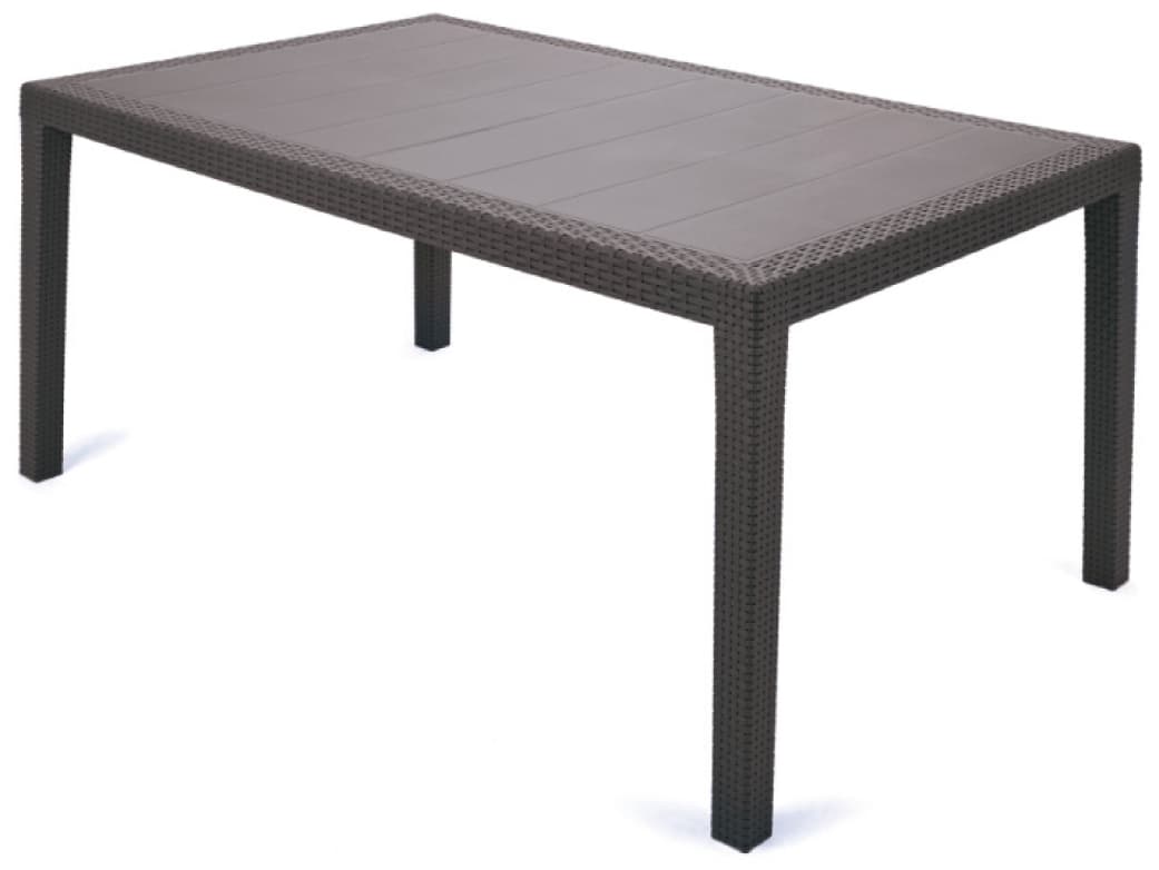 Tavolo Prince Cm 150 x 90X72 H Colore Testa di Moro - 2