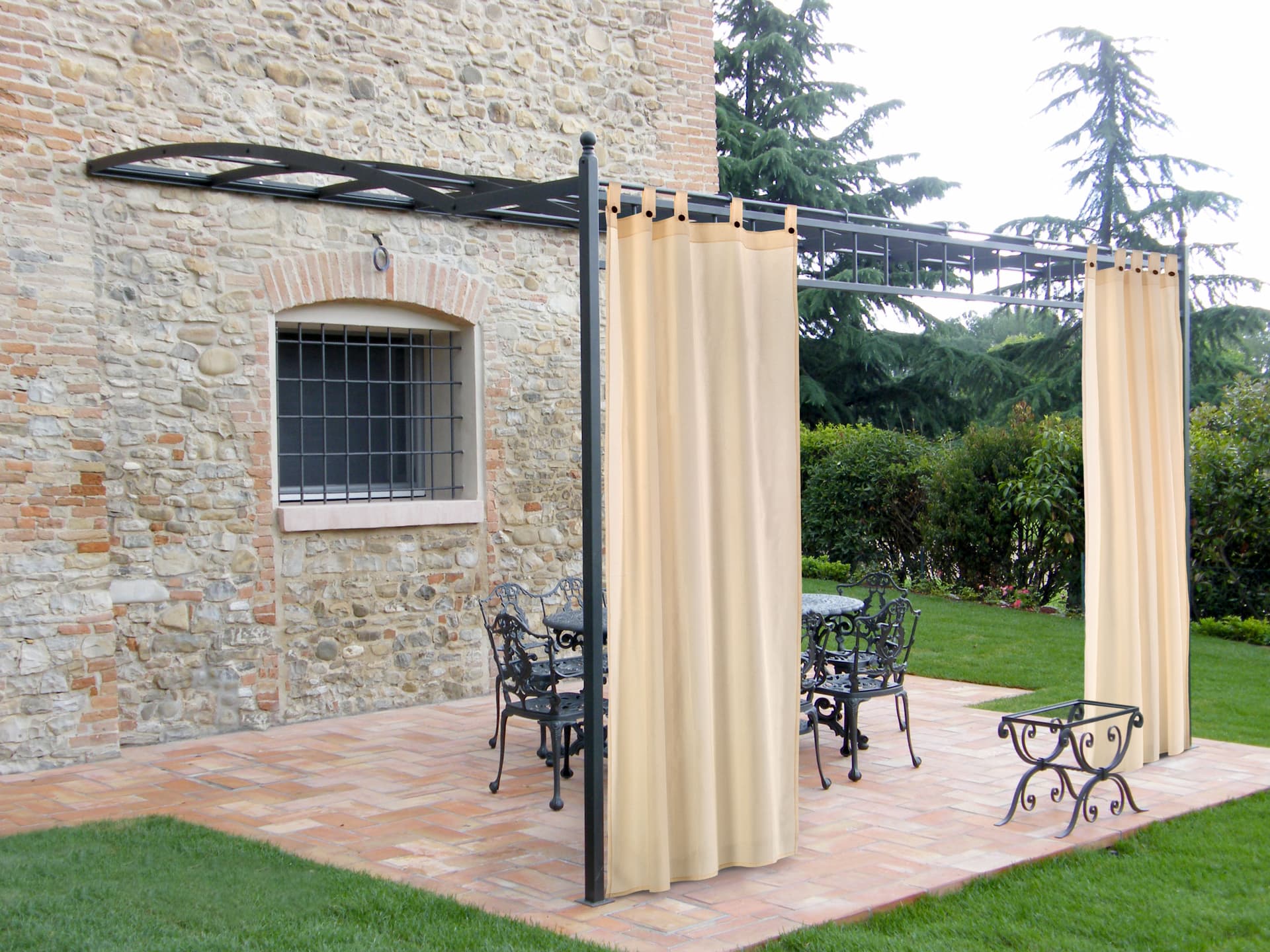 Tenda Gazebo con Bretelle con Bottoni Cm 160 x 270 - 2