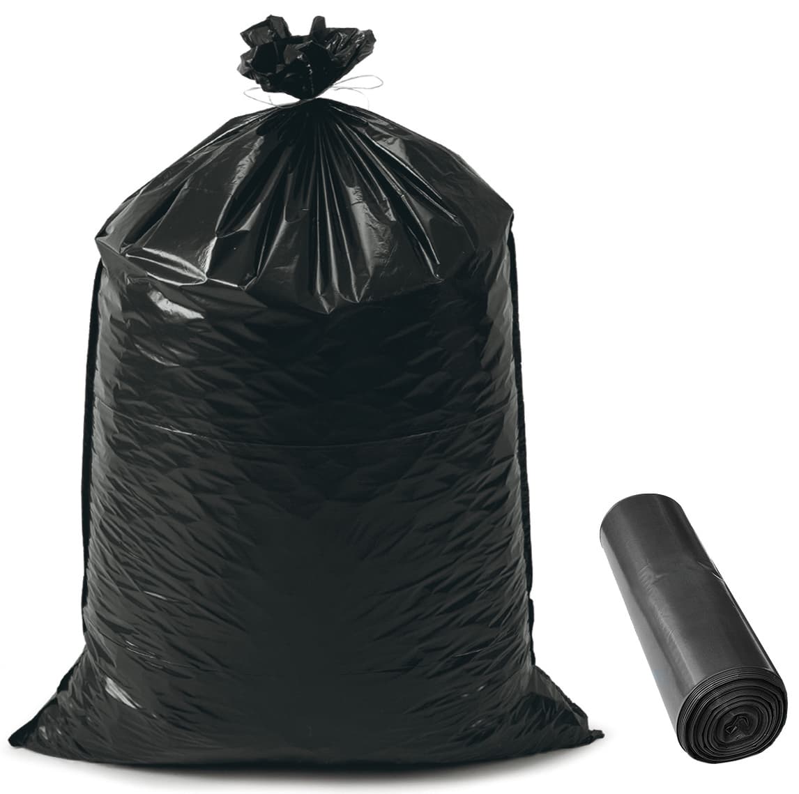 Sacco per Nettezza Urbana Cm 70 x 110 (rot. 15 Pezzi) Colore Nero 15.00 - 2