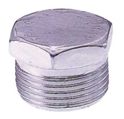 Tappo Maschio Esagonale in Acciaio Zincato Figura 292 Misura ½ 10 Pezzi - 2