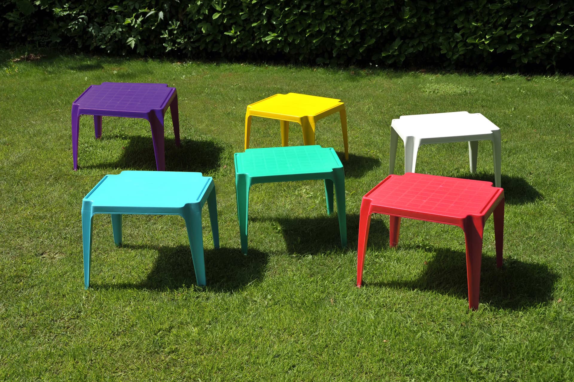 Tavolo per Bambini Baby Cm 55 x 50X44 H Colore Verde Lime - 2