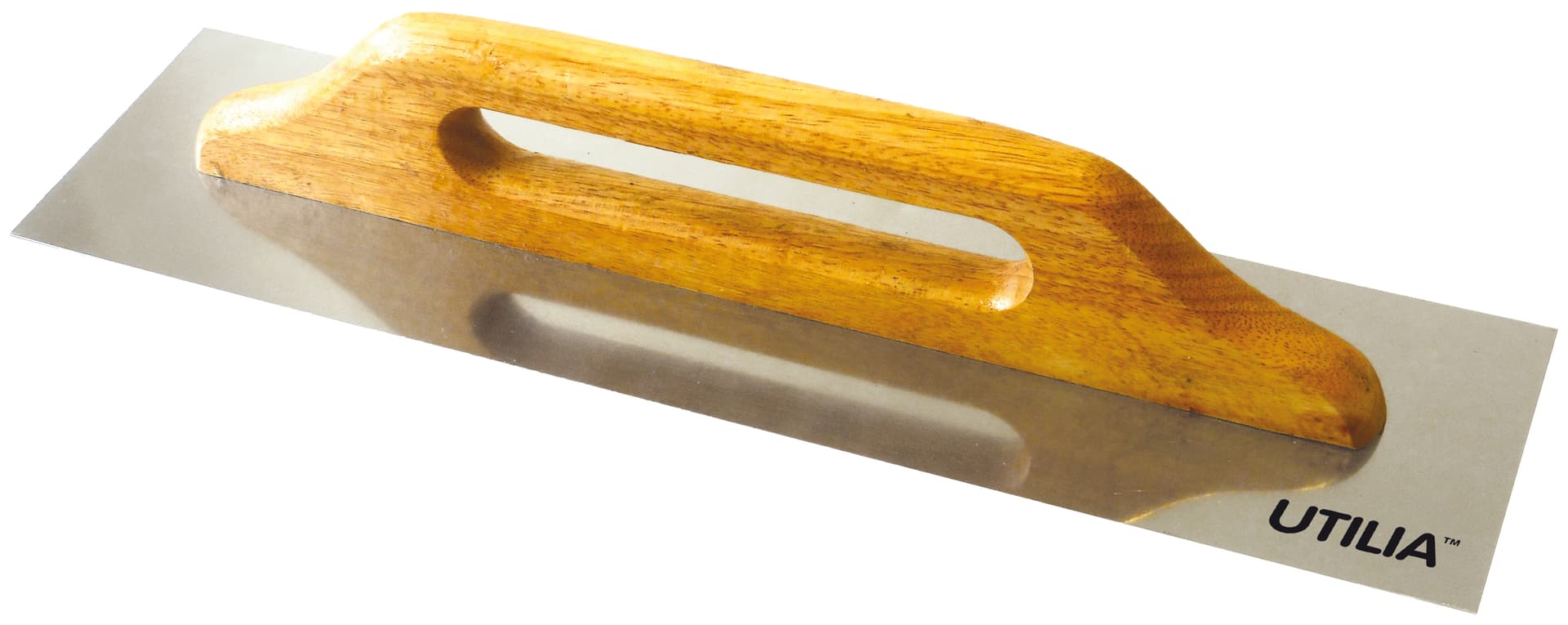 Frattazzo con Manico in Legno Mod. Tedesco Cm 48 x 12 6 Pezzi Utilia - 2
