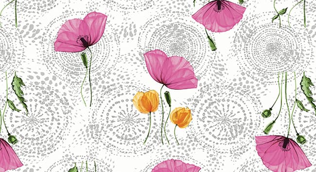 Tovagliato in PVC Fantastik Fiori 1226 2 Rotolo Cm 140 (h) x 20 M (L) - 2