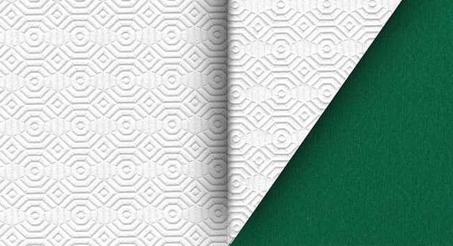 Tovagliato in PVC Mollettone Bianco Verde Rotolo Cm 140 (h) x 20 M (L) - 2