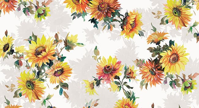 Tovagliato in PVC Fantastik Girasoli 1214 1 Rotolo Cm 140 (h) x 20 M (L) - 2