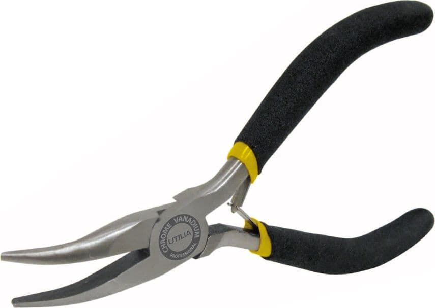 Pinza a Becchi 1/2 Tondi Piegati Professionale Mm 120 6 Pezzi Utilia - 2