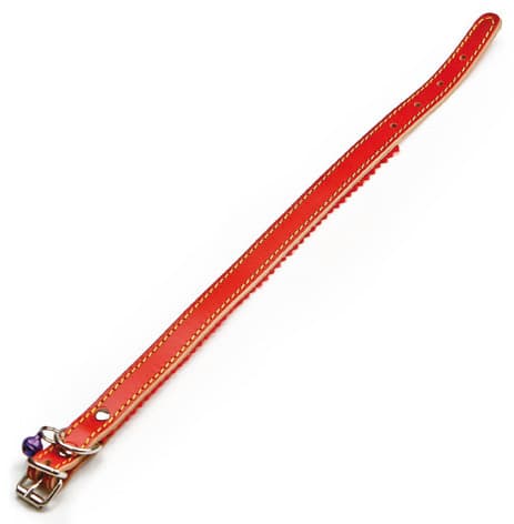 Colore Lare in Cuoio Felpato con Campanellino x Gatto Cm 33 x 1 2 6 Pezzi - 2