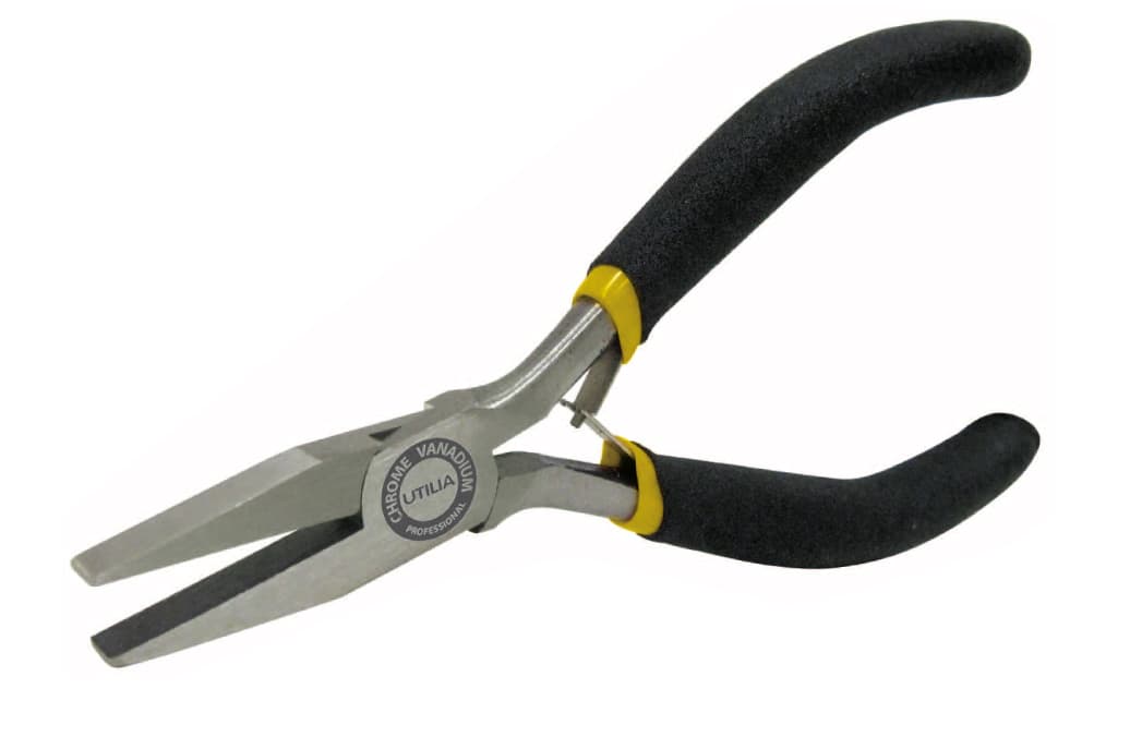Pinza a Becchi Piatti Professionale Mm 120 6 Pezzi Utilia - 2