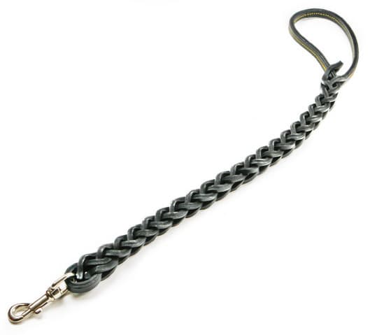 Guinzaglio in Cuoio Tripla Treccia Cm 75 Colore Assortiti Utilia Pet - 2