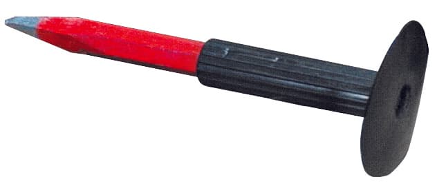 Scalpello a Punta con Paramano Mm 300 x 16 6 Pezzi Utilia - 2