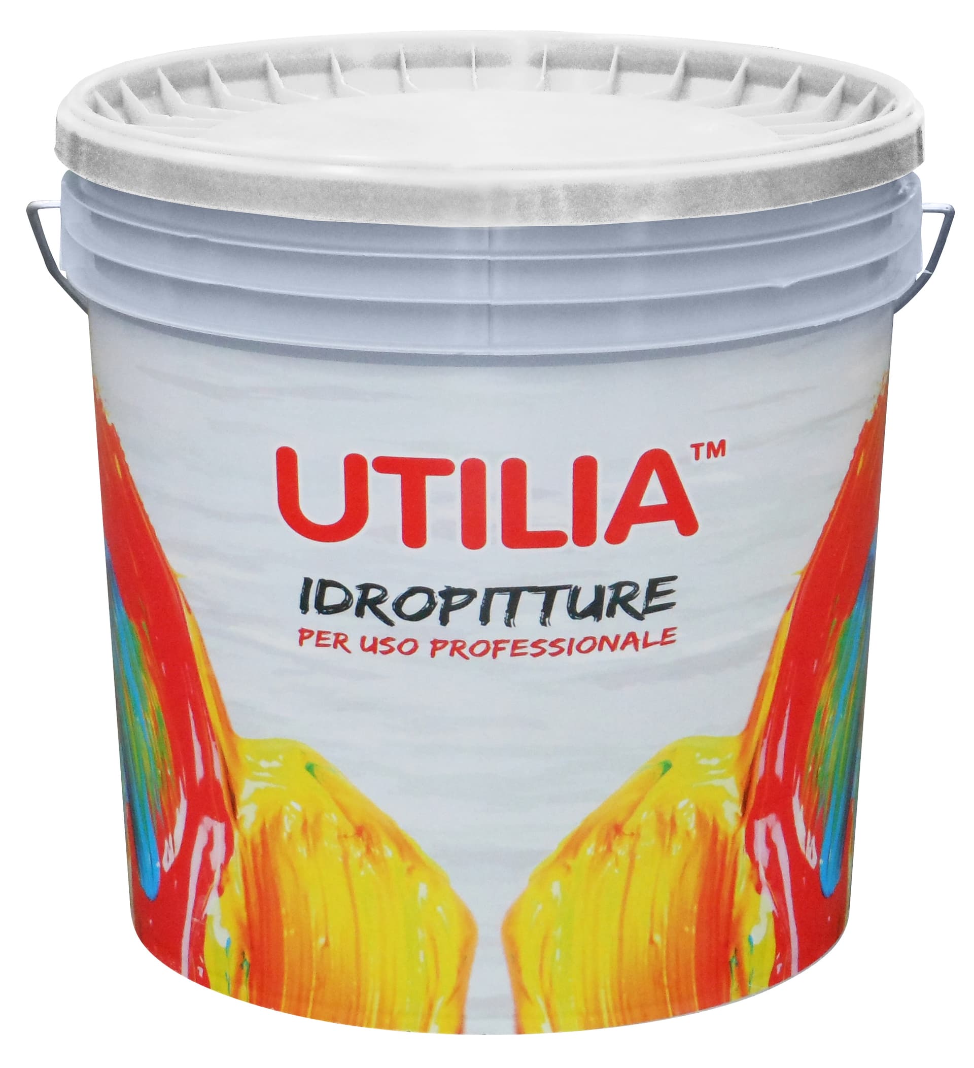 Vernice Acrilica Guaina per Tetti Colore Rosso Kg 20 Utilia - 2