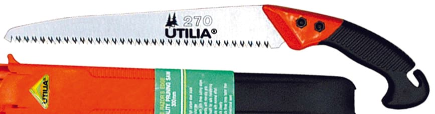 Segaccio per Potatura Manico in Plastica Metallo con Lama Mm 300 Utilia - 2
