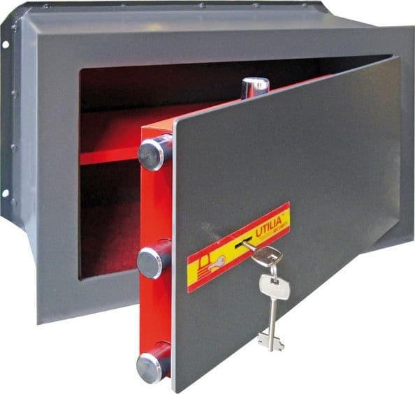 Cassaforte da Muro Chiusura con Chiave Mm 490 x 195X320 H Utilia Security
