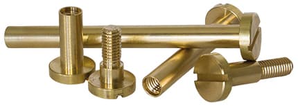 Vite a Cannocchiale in Ottone Ø 6 x 60 mm 100 Pezzi - 2