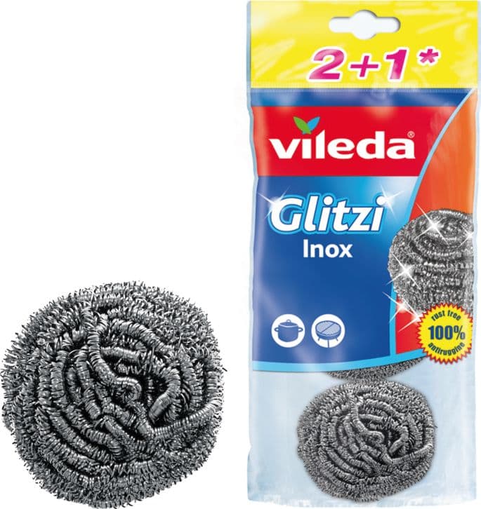 Spirale Glitzi Inox 2+. 8 Confezioni Vileda - 2